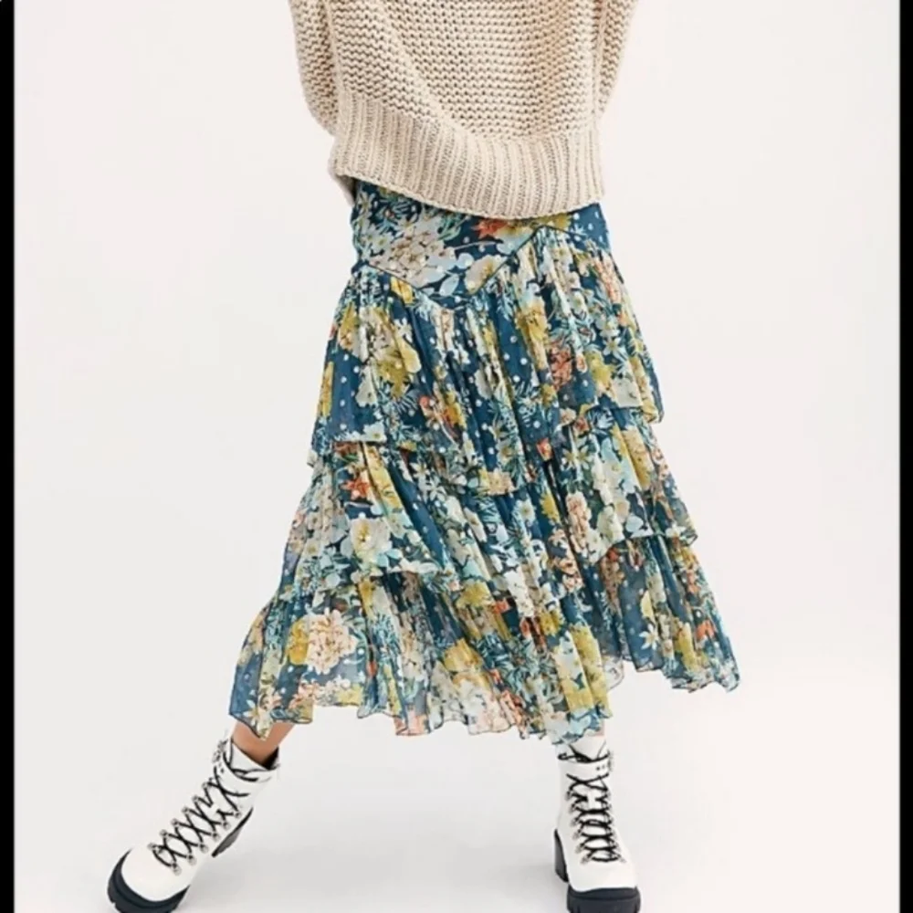 Free People Rococo Sand Della Skirt